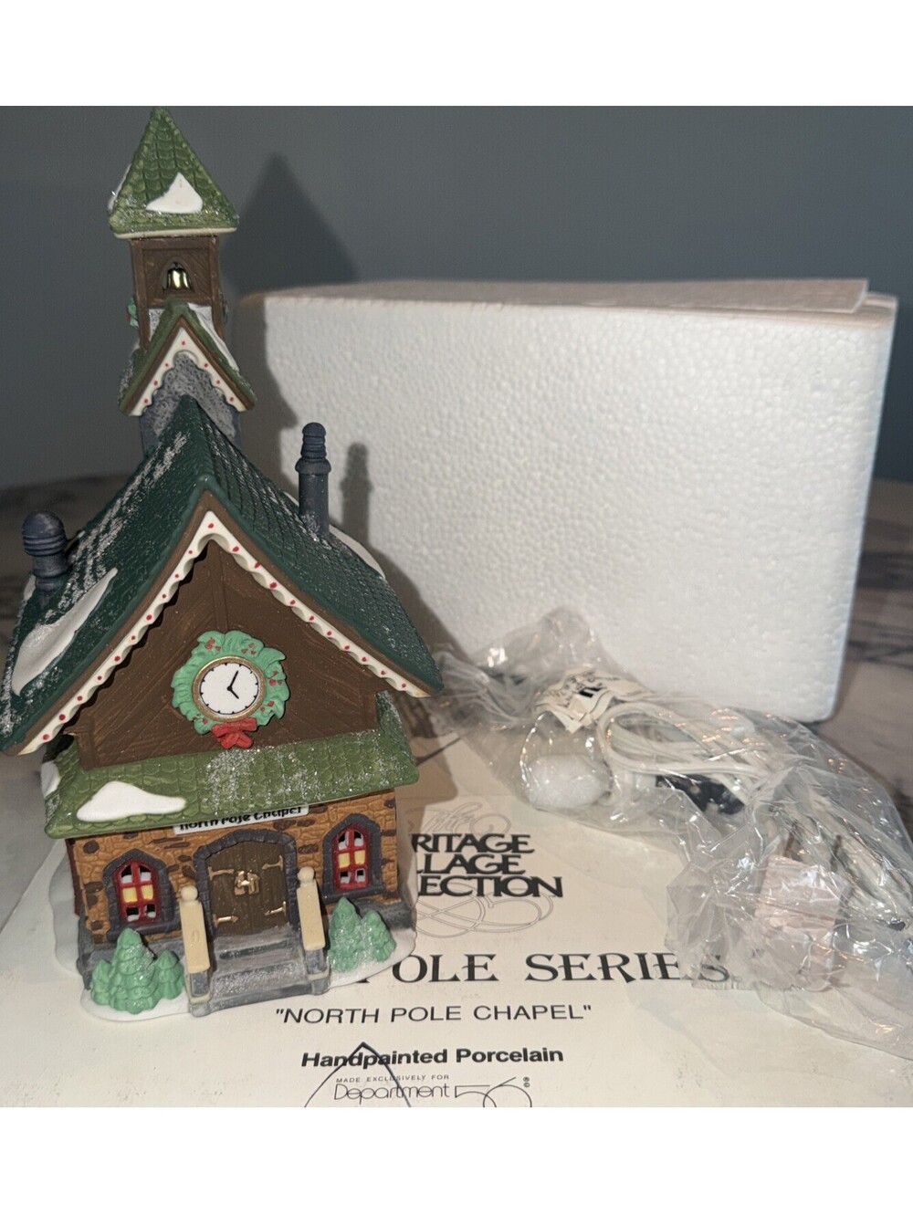 Department 56 NEW North Pole Chapel 5626 Series Christmas Village Dept House NIB